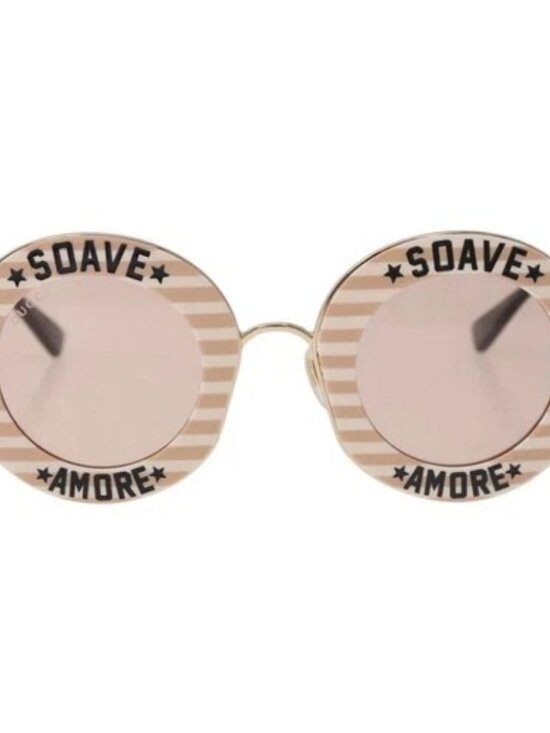 GUCCI Sunglasses metal Brown Auth 189575M main image 16